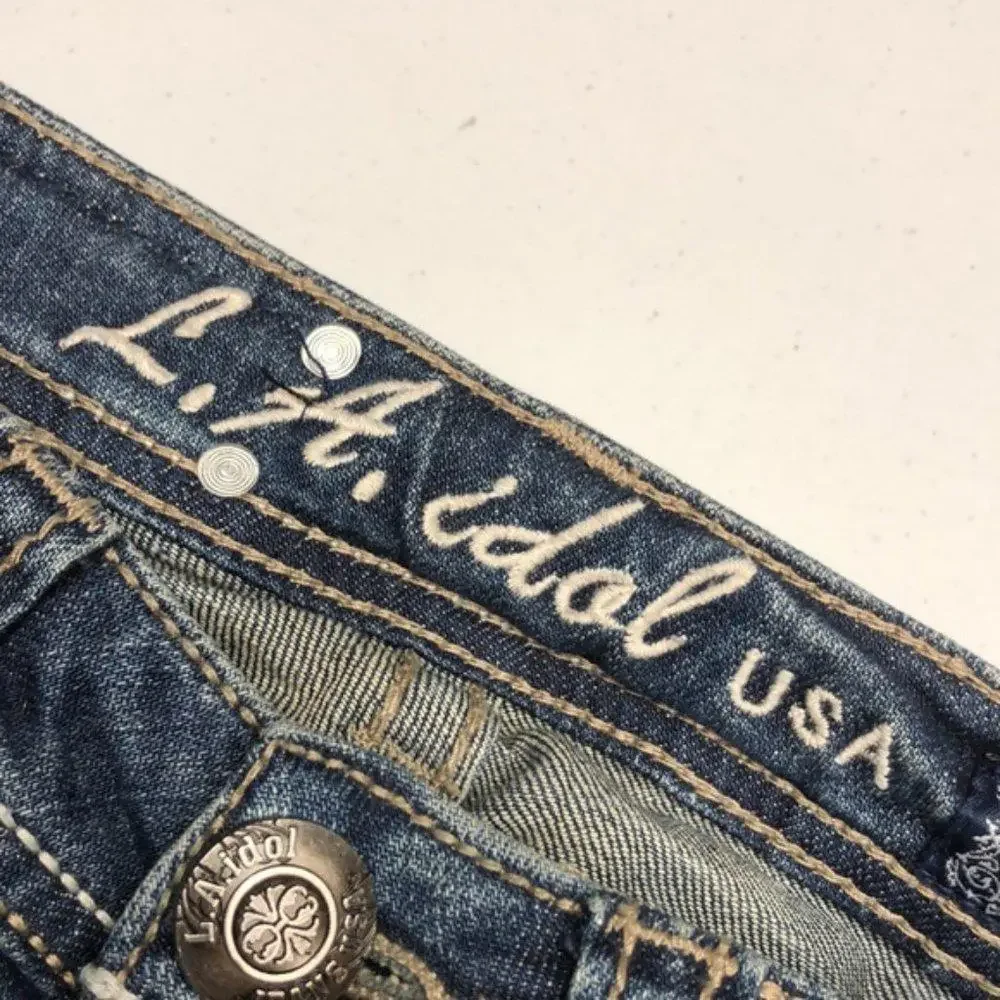 PREMIUM L.A. IDOL SKINNY FLAP JEANS 26x30 😎